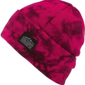 Volcom Tie Dye Merlot Beanie Pink